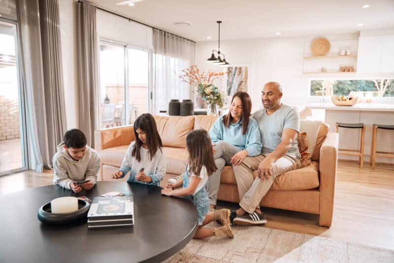 Australian family enjoying a pest free home