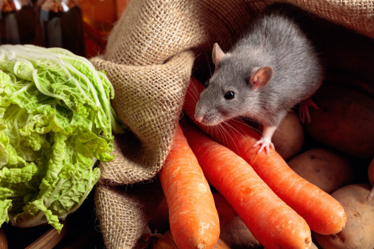 rodent finding food in a Perth home